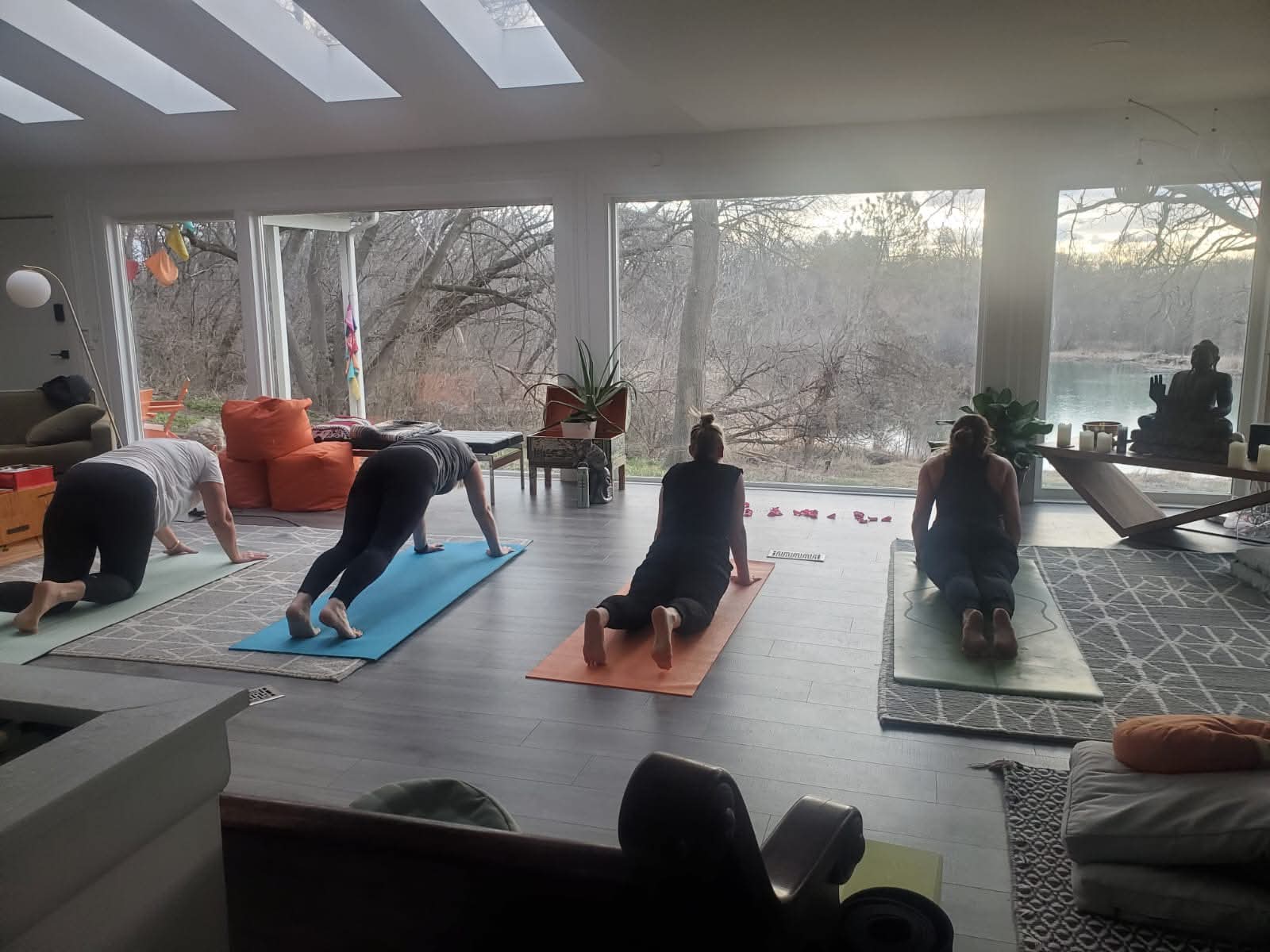 Yoga retreat β peaceful nature surroundings